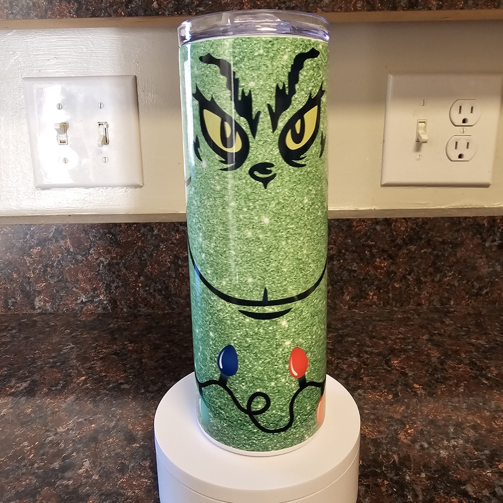 NEW! Grinch Tumbler with Lights